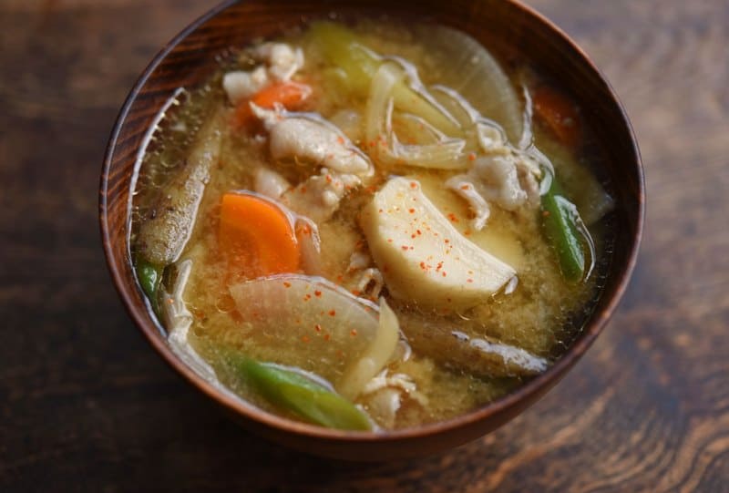 돼지고기 된장국 완성